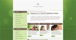 Desktop Screenshot of ifcwellnesscenter.com