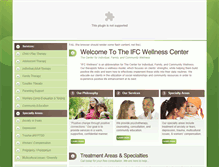 Tablet Screenshot of ifcwellnesscenter.com